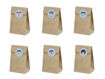 Picture of PARTY BAGS KRAFT WOODLAND 8X18X6CM - 6 PACK